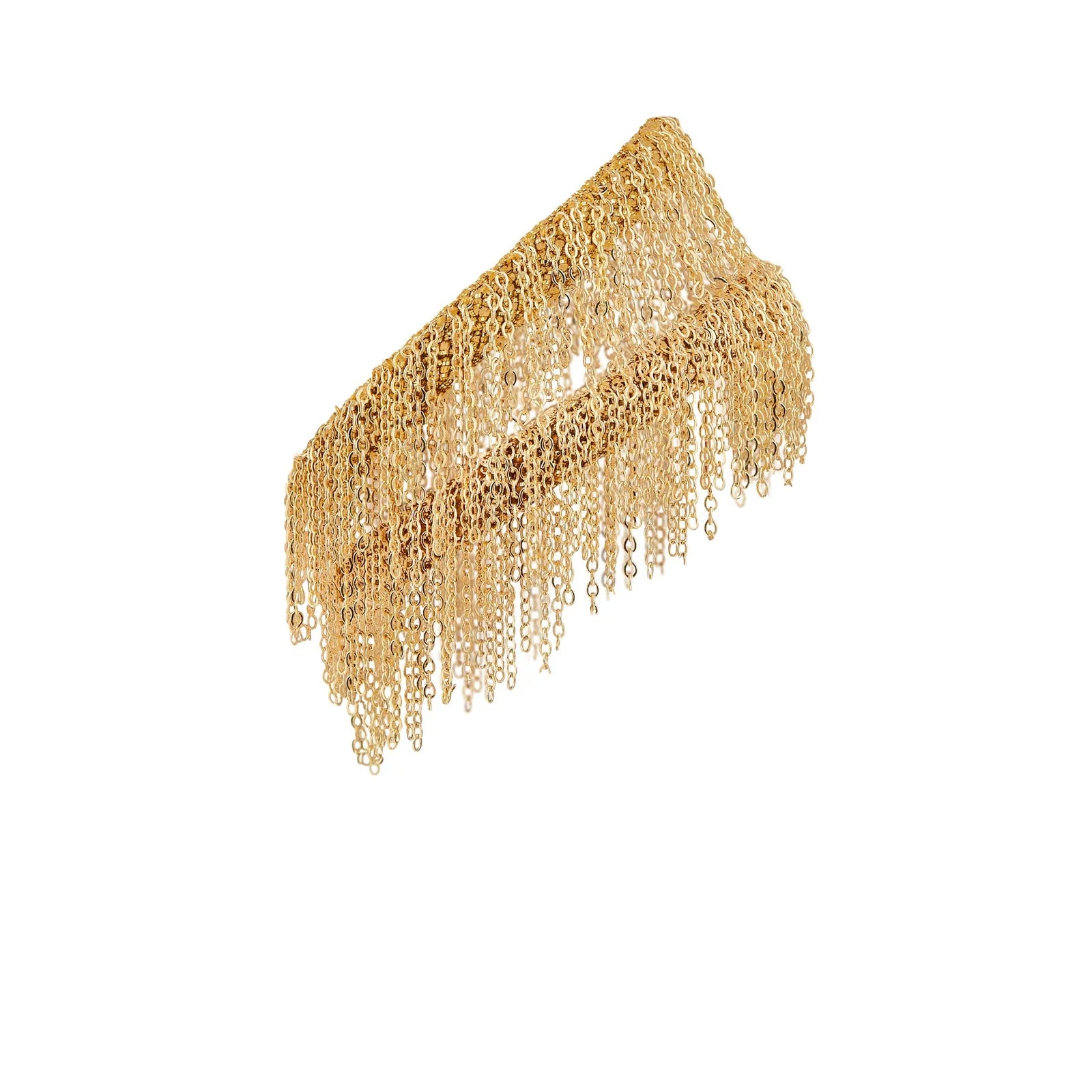 Nº 1C001 Double Wrap Gold Fringe Bracelet