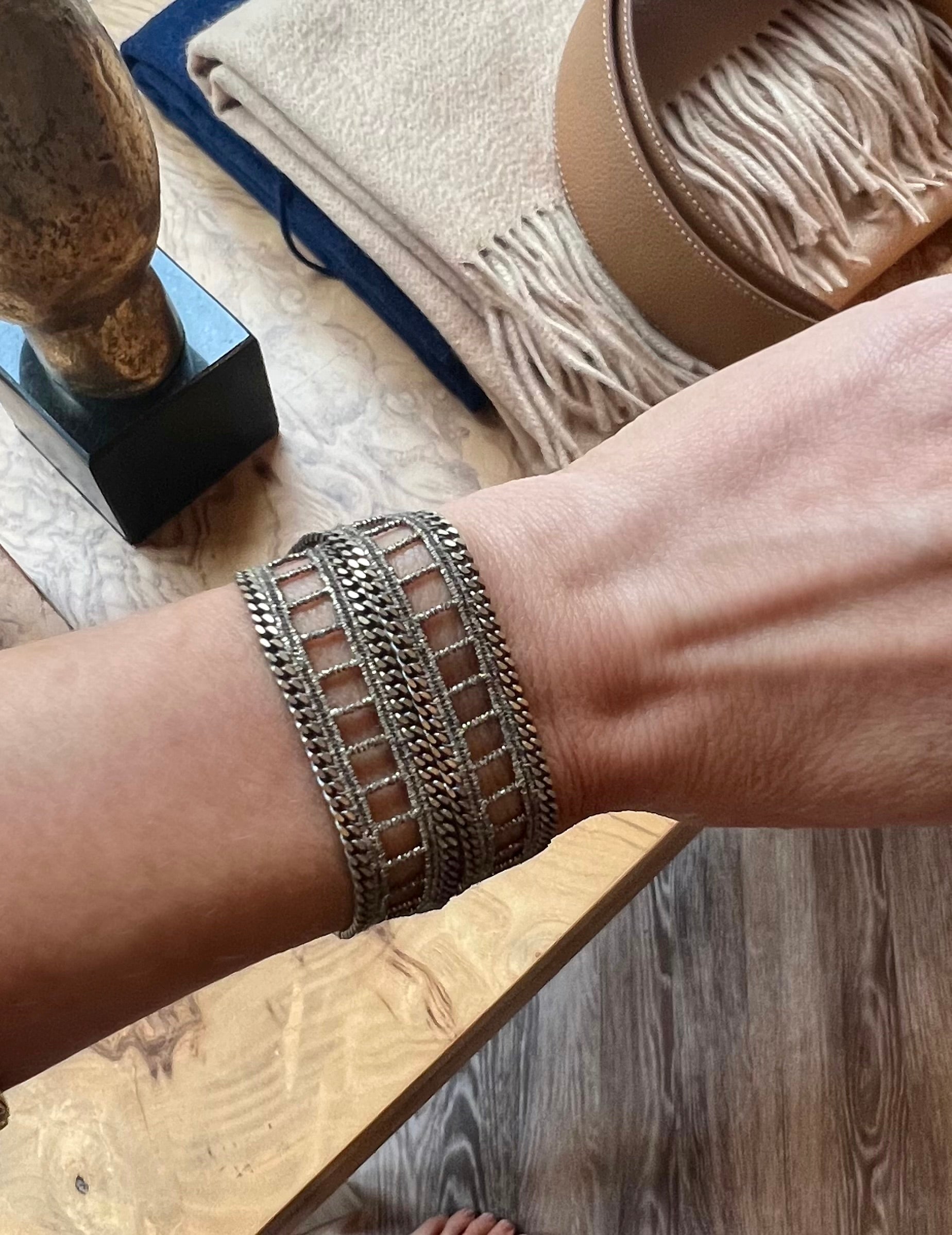 Nº 1D003 Antique Gold Bracelet