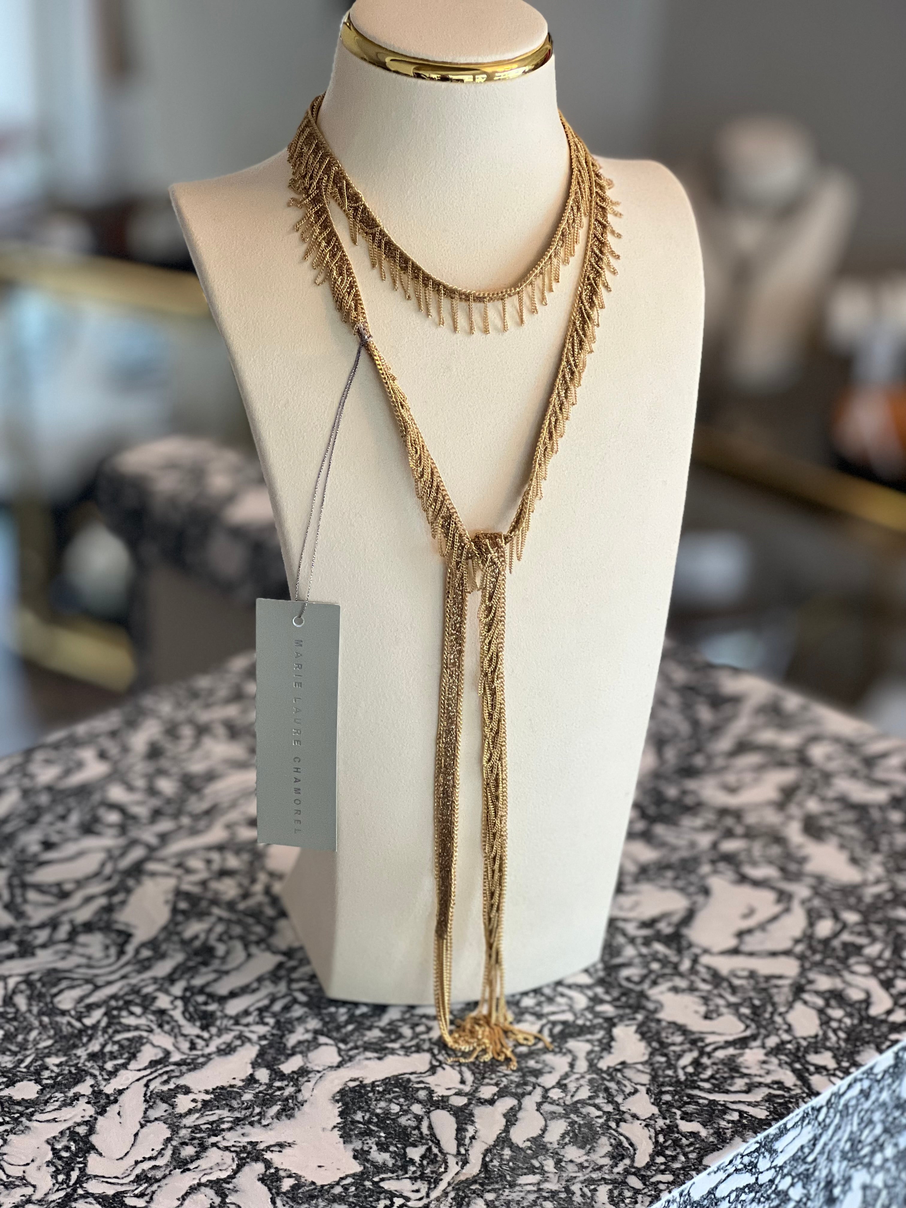 Nº 11005 Double Wrap Gold Necklace