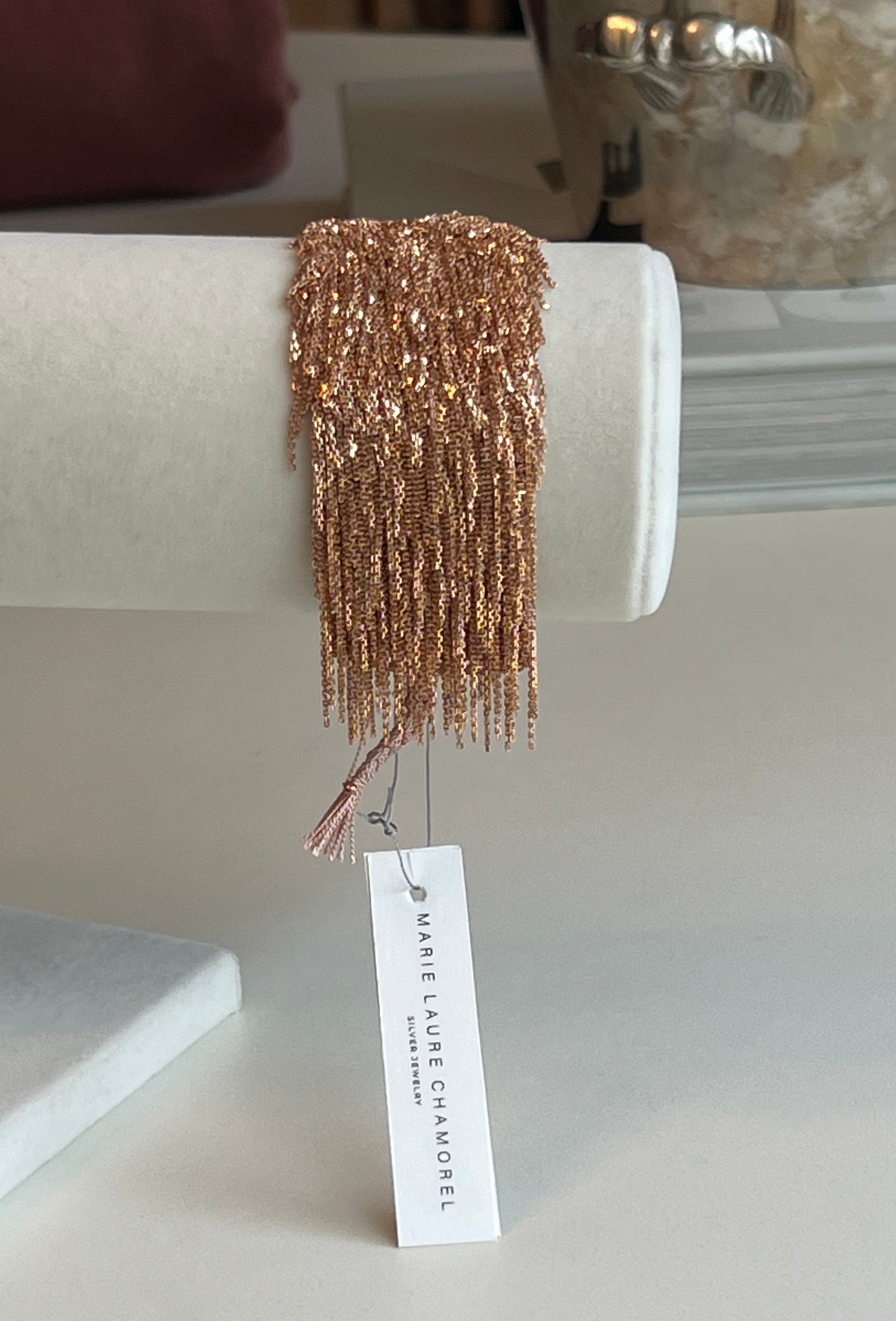 Nº 705 Large Rose Gold Fringe Bracelet