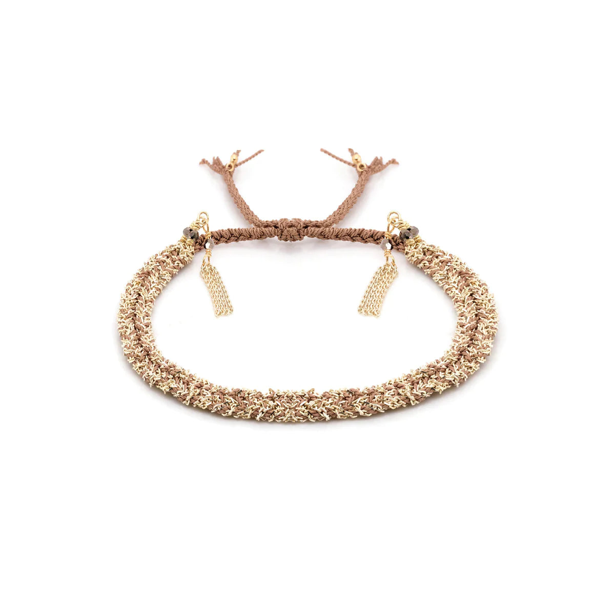 Nº 183 Bracelet Gold Beige