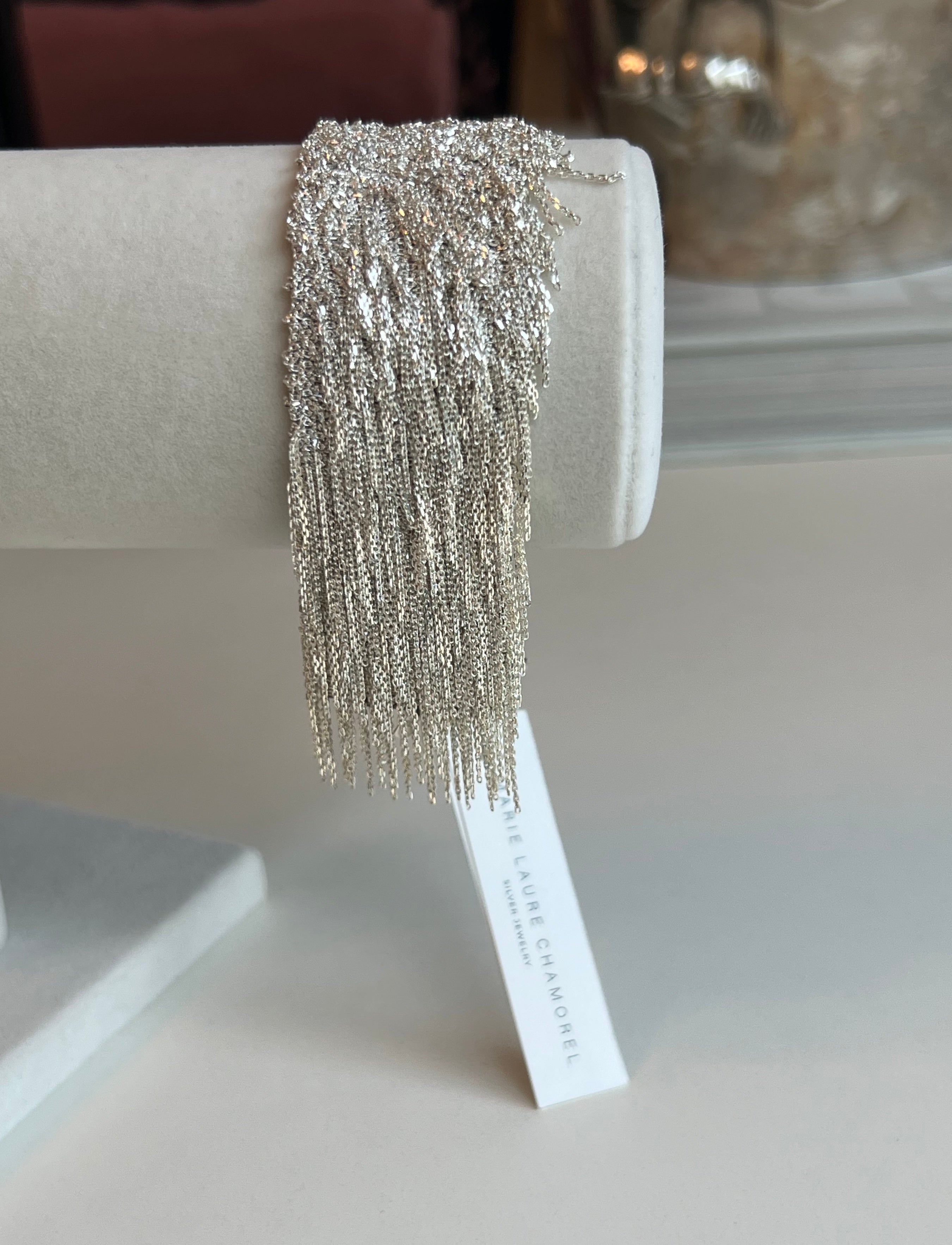 Nº 705 Large Silver Fringe Bracelet