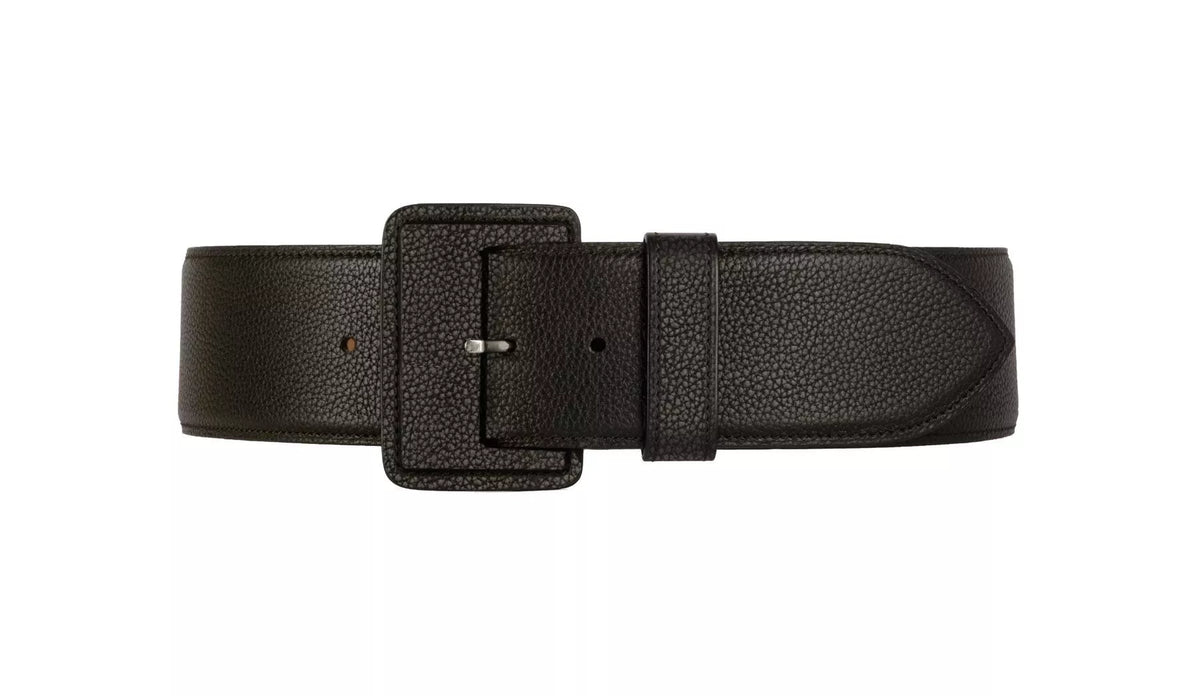 NEW D\'OFFAY women\'s la merveilleuse leather belt in taupe La Merveilleuse | d main image 3