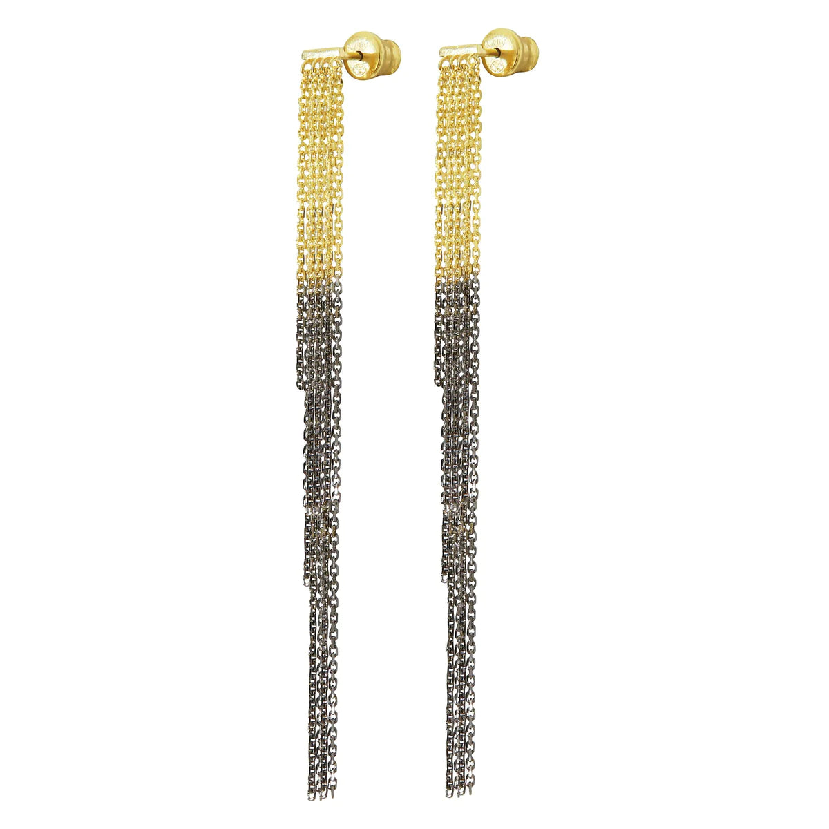 Nº 464 Earring Bicolor Gold