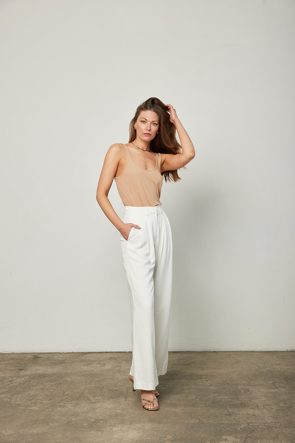Nancy Pleated Trouser | d'Offay